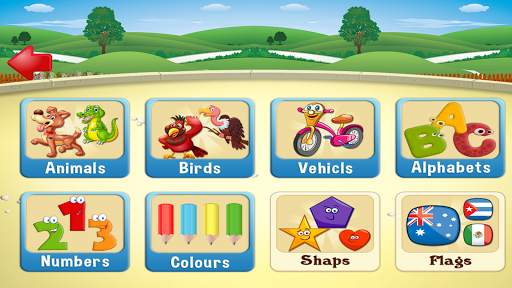 لعبة تعليم الحروف الإنجليزية والكلمات والألوان screenshot 1