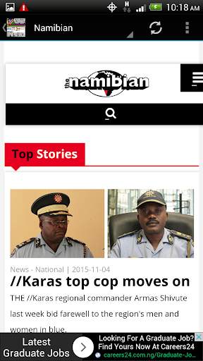 Namibian Newspapers screenshot 2