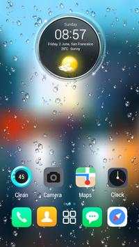 Drop Rain 3D V Launcher Theme screenshot 2