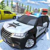 Police Car Driving Traffic icon