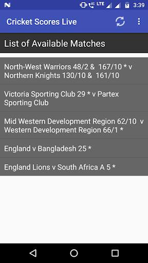Cricket Scores Live screenshot 2