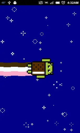 Nyan Droid Live Wallpaper screenshot 2