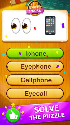 2 Emoji 1 Word - Emoji Games screenshot 1