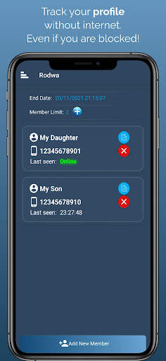 Rodwa: Online, Last Seen Tracker for WhatsApp screenshot 1