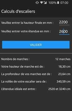 Calculs d'escaliers screenshot 2