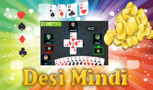 Mindi - Desi Card Game 1 تصوير الشاشة