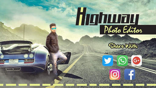 Highway Photo Editor : Road Photo Editor screenshot 1