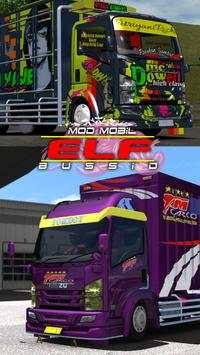 Mod Mobil ELF Bussid screenshot 1