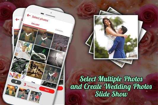 Wedding photo video maker स्क्रीनशॉट 2