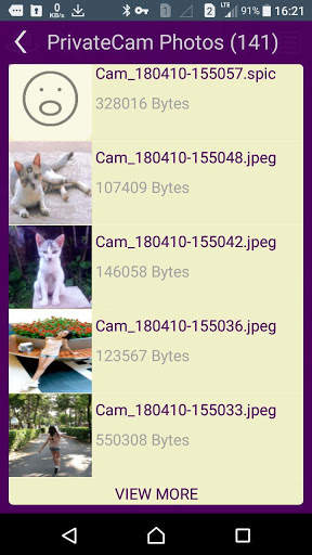 PrivateCam  Private camera   encryption screenshot 3