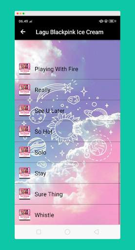 Lagu Blackpink 'Ice Cream' Offline screenshot 7