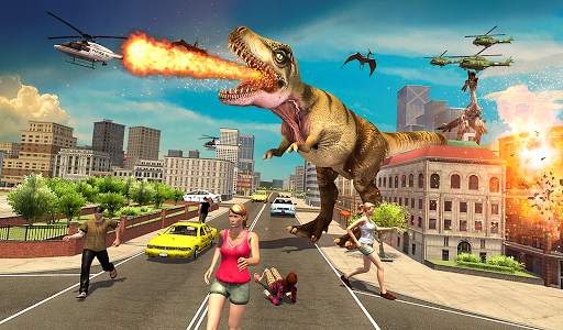 Monster Dino Vs King Kong-City Rampage Simulator screenshot 8