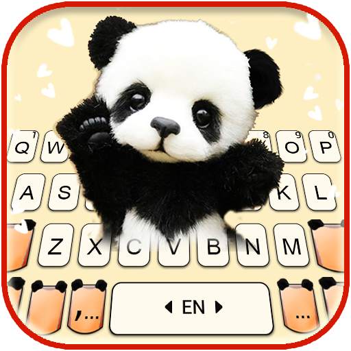 Cute Baby Panda 2 Keyboard Background 1.0