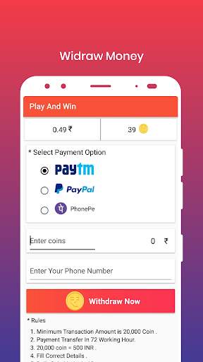 Play & Win : Spin & win Cash Prizes Everyday(2021) screenshot 6
