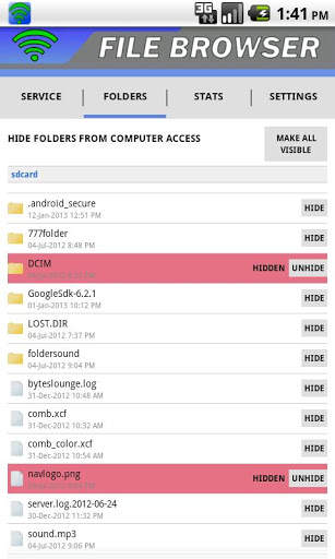 WiFi File Browser Pro screenshot 2