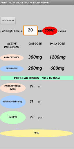 Medicines- Drugs- Dosage- Fever screenshot 2