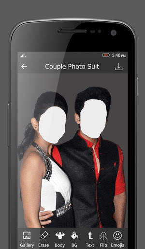 Couple Photo Suit screenshot 5