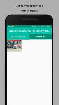Video Downloader For Facebook Video Downloader screenshot 2