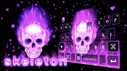 Skeleton Keyboard Theme screenshot 1