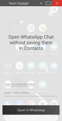 Open Chat in WhatsApp ~ 20kb screenshot 2