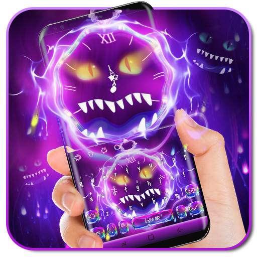 Neon Monster Clock keyboard 10001002