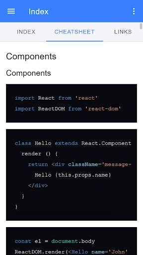 ReactJS Documentation screenshot 3