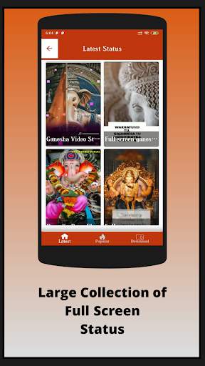 Ganesha Video Status - Full screen Ganesha Status screenshot 4