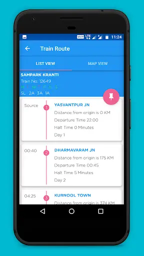 Indian Rail Enquiry screenshot 2