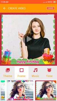 Birthday video maker for love with photo and song screenshot 7