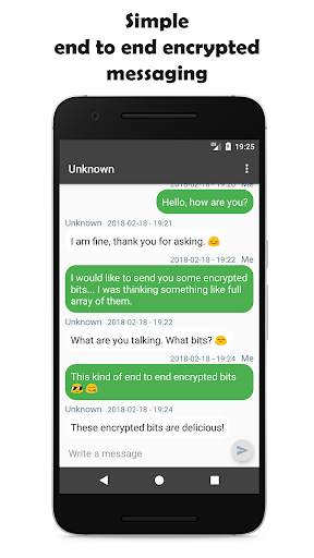 Crypto Messenger - Encrypted P screenshot 1