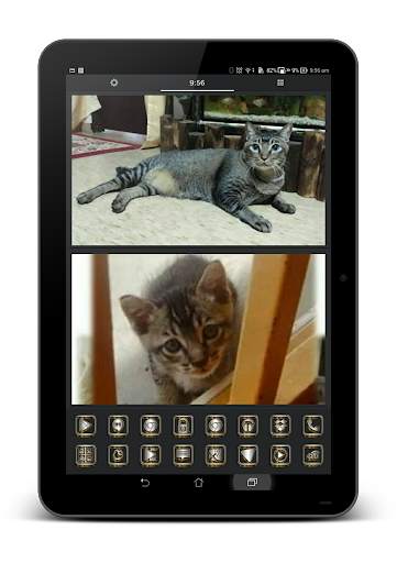 SilverGold 3D Icon CM&Launcher screenshot 21
