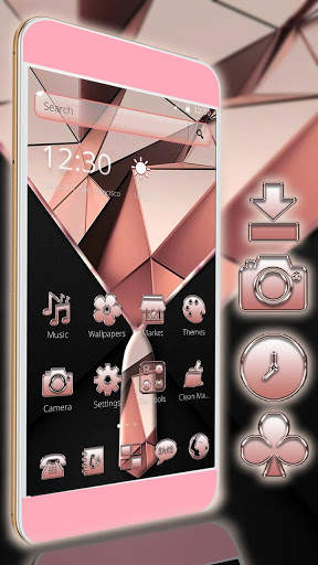 Pink Black Business Theme screenshot 3
