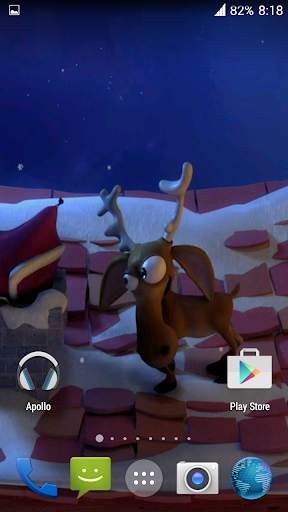 Christmas Santa 3D. Wallpaper screenshot 5