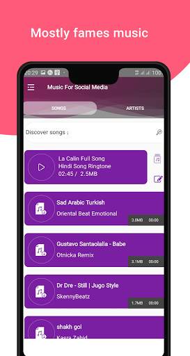 MusicX | Music For Social Media: Instgram,Facebook screenshot 3