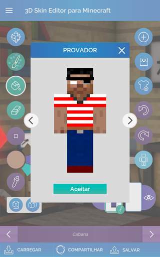 QB9 3D Skin Editor para Minecraft screenshot 15