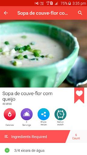 Receitas da sopa screenshot 5