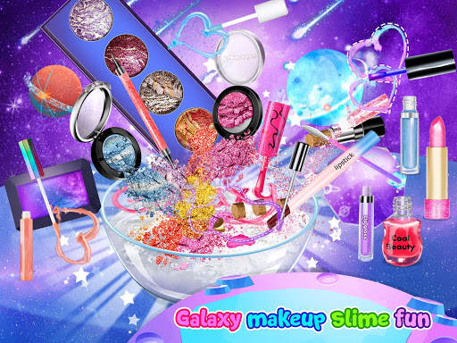 Glitter Galaxy Makeup Slime - Slime Simulator screenshot 4