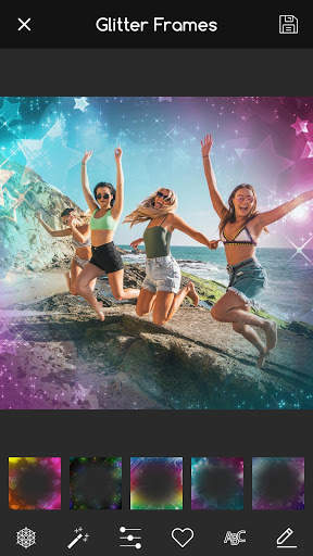 Glitter Photo Frames for Pictures with Effects App screenshot 1