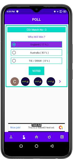 CrickBell | Cricket Live Score & Match Prediction screenshot 8