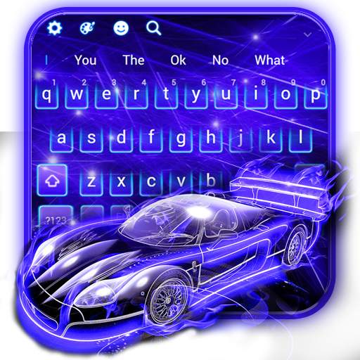Neon SpeedX Racing Car Keyboard 10001002