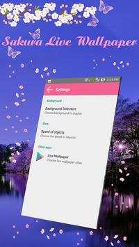 Sakura Live Wallpaper screenshot 6