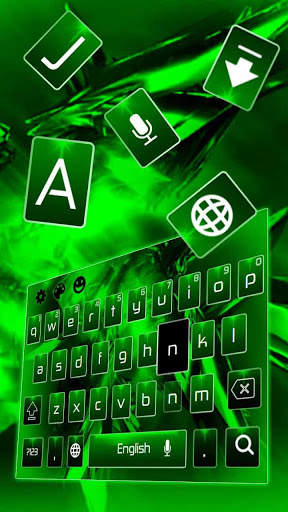 Neon Green Keyboard screenshot 1