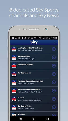 Sky Sports Mobile TV screenshot 2