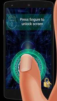 Fingerprint app Lock Simulator screenshot 1