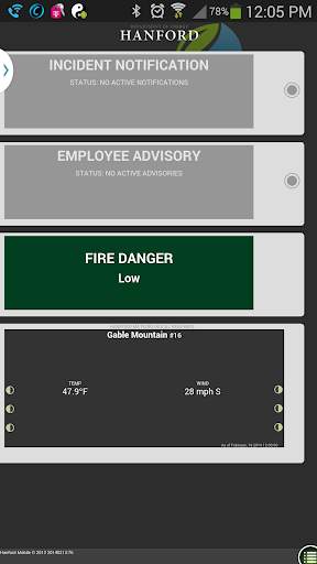 Hanford.Gov Mobile Application screenshot 1