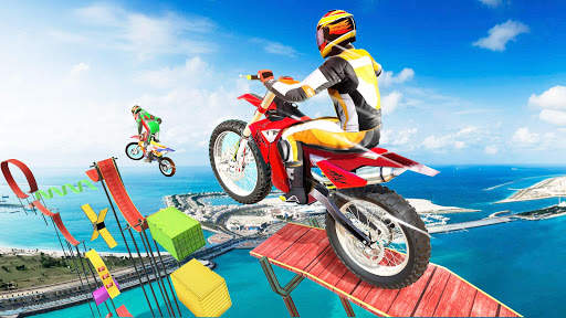 Bike Stunt Race Masters 3d Racing 2020-Free Games screenshot 1