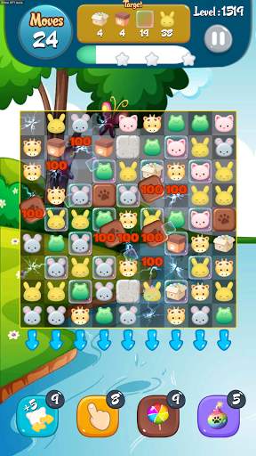 Candy Animal - Match 3 No Ads screenshot 1