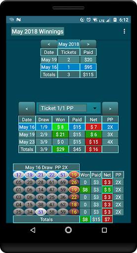 PowerBall Picker Lite screenshot 5