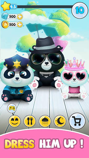 Pu - สัตว์เลี้ยงน่ารักหมีแพนด้าเกม screenshot 3