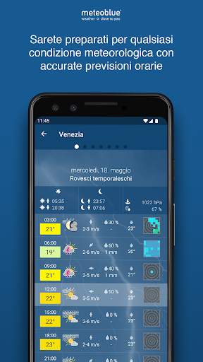 meteoblue meteo & mappe screenshot 6